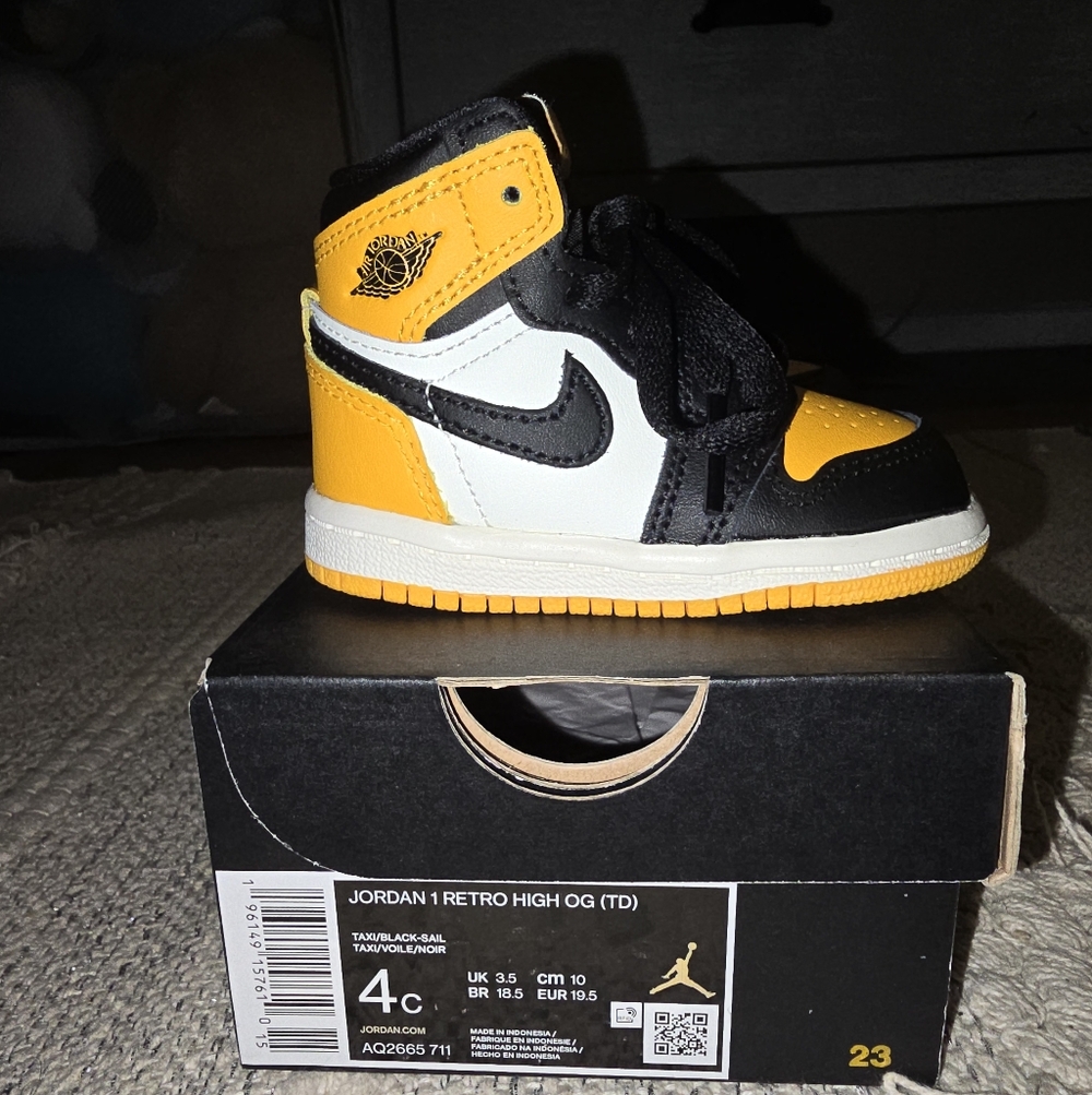 Nike Air Jordan 1 Retro High OG Toddler Taxi